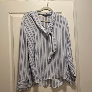 Loft Tri-Colored Blouse